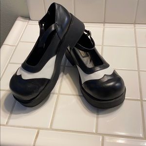 Original Demonia Wingtip Maryjane shoes